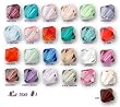 Wholesale lot 500 Bicone 4mm Swarovski 5301/ 5328 Crystal Beads 25colors