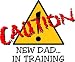 Caution Dad Long Sleeve T-Shirt