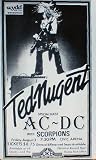Ted Nugent Poster- Concert Reproduction