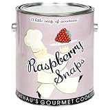 Flathau's Fine Foods Gourmet Cookies, Raspberry Snaps, 16-Ounce Can