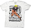 Naruto Shippuden Shinobi White Adult T-shirt