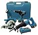Makita DK1840DL 18-Volt NiMH Cordless 3-Tool Combo Kit