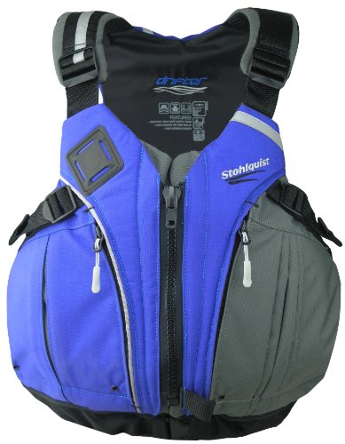Stohlquist Drifter Personal Floatation Device, Charcoal/Royal Blue, XX-Large On Sale