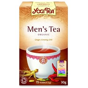 Yogi Tea Men's Tea 15 Organic Teabags (Pack of 8, Total 120 Teabags)