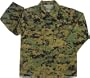 Kids BDU Shirt Woodland Digital