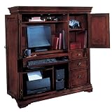 Chocolate Patina Computer Armoire Chocolate Patina