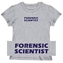 T-SHIRT WOMAN HEATHER GRAY " SIMPLE WORD FORENSIC SCIENTIST " Large