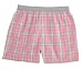 Pink Green Plaid check flannel cotton boxers boxer shorts available in 8 sizes