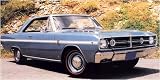 1968 Dart Mid Body Longitudinal Stripe Kit - BLACK