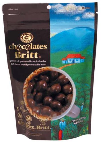 Dark Chocolate Covered Gourmet Coffee Beans From Costa Rica