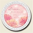Scentiment Coaster with saying ~ Dreams Become Miracles ~ vanilla aroma ~ gift bag and easel ~ code 600