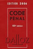 Code p�nal : Edition 2006
