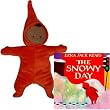 The Snowy Day Board Book with Plush Doll