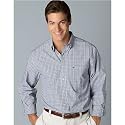 IZOD Tattersal Long Sleeve Sport Shirt