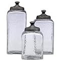 Vintage-Look Glass Jars with Lids Collection