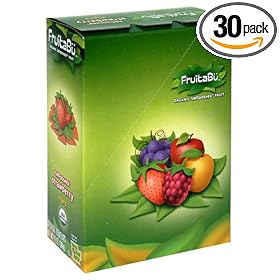FruitaBu Organic Smooshed Fruit, Smoooshed Strawberry, 0.4-Ounce Flats (Pack of 30)