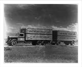 Historic Print (L): [Double bottom Utah-Arizona Freight Lines truck]
