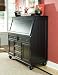 American Drew Camden Black Drop Lid Work Station