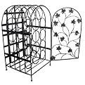 14 Bottle Wine Cage - Pewter