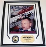 Mark Martin Autographed Photo ~ Custom Framed with Highland Mint coin ~ Limited Edition of 250