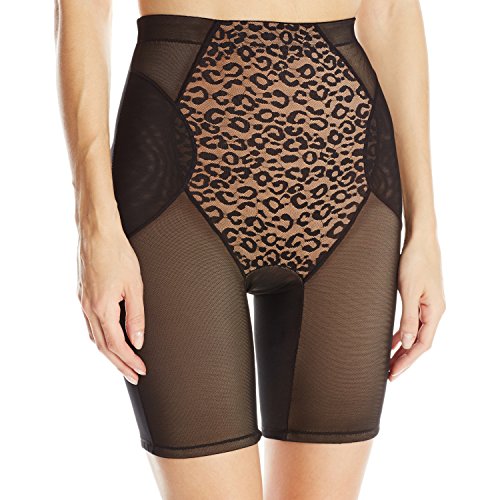 Ahh By Rhonda Shear Women's Leopard Lace Long Line