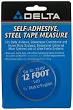 Delta 79-057 12-Foot Left-1/2-Inch Wide Metric/English Adhesive-Backed Measuring Tape