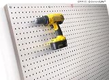 Tools & Hardware : Diamond Life Pegboard X2 - Brushed Aluminum, 2ft. x 4ft.