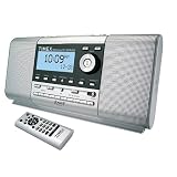 XM-Ready Alarm Clock Radio - Silver