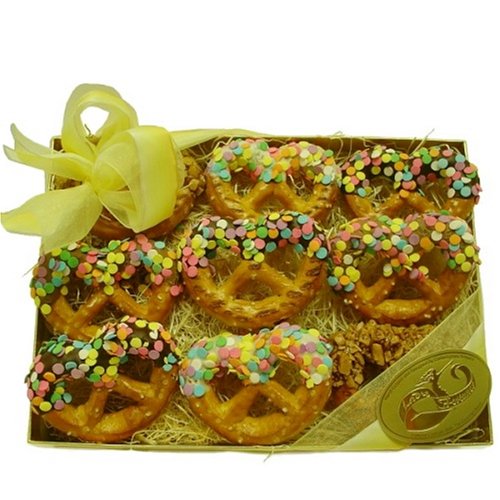 Childrens Toyshop  Gourmet Food : Box of 9 Chocolate Confetti Pretzel Twists