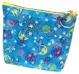 3D Lenticular Coin Pruse - Pavia, with YKK Zipper, 3D MOVING DAY AND NIGHT / SPACE, BLUE