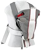 BABYBJเธถRN Baby Carrier Air - Gray/White, Mesh
