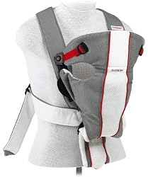 BABYBJ&Ouml;RN Baby Carrier Air - Gray/White, Mesh
