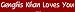 Genghis Khan Loves You Bumper Sticker