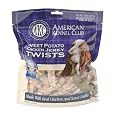 AKC Sweet Potato Chicken Jerky Twists Dog Treats, 16-Ounce