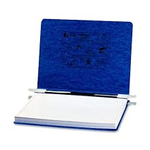 ACCO Pressboard Hanging Data Binder, 12 x 8.5 Inches Unburst Sheets, Dark Blue (54133)