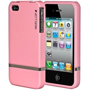 INVELLOP #1 PINK SLIDER Apple iPhone 4 4G 4S Case Hard Cover Bumper for VERIZON, AT&T and Sprint