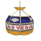 Las Vegas Stained Glass Tiffany Lamp - 16 inch diameter