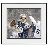Photo File New England Patroits Tom Brady Framed Photo Size: One Size