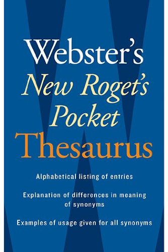 WEBSTERS NEW ROGETS THESAURUS On Sale
