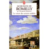 Le tr�sor des savoirs oubli�spar Jacqueline de Romilly