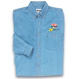 Jeff Gordon Long Sleeve Denim Shirt