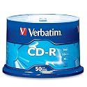 Verbatim 94691 700 MB 52X 80 Minute CD-R, 50-Disc Spindle