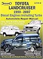Toyota Landcruiser 1990-2007 (Diesel Engines Including Turbo Automobile Repair Manual 70'S, 80'S, & 100's Series) (Paperback)