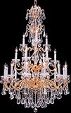 LAMPS BEAUTIFUL Valencia Twenty-One Light Crystal Chandelier by James R. Moder--Excellent customer service--see our feedback.