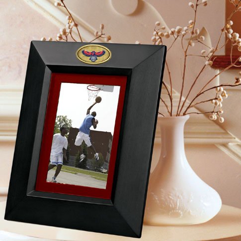 Atlanta Hawks BLACK Portrait Picture Frame
