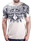 AFFLICTION Courageous Eagle Distressed Mens T-Shirt