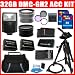 Advanced Panasonic Lumix DMC-GH2 Camera Accessory Kit Includes (2Pcs) DMW-BLC12 Replacement battery + AC/DC Charger + (2Pcs) 16GB SDHC Memory + Wallet + Flash + Reader + Deluxe Case + Tripod + Wide Angle Lens + 2X Telephoto Lens + (3Pcs) Filter Kit + More