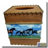 Running Free Horse Tissue Box Cover