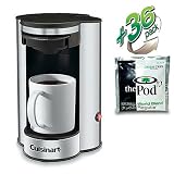 Cuisinart ® Commercial 1-cup Coffeemaker - Stainless Steel (includes 36 World Blend Regular Pods) Cuisinart ® Commercial 1-cup Coffeemaker - Stainless Steel (includes 36 World Blend Regular Pods)