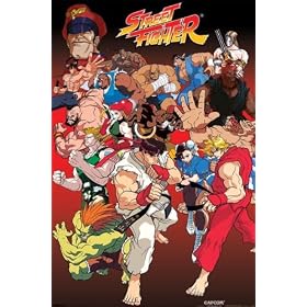 Street Fighter (Group, Anime) Art Poster Print - 24